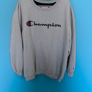 Oversized Gray Champion Sweatshirt